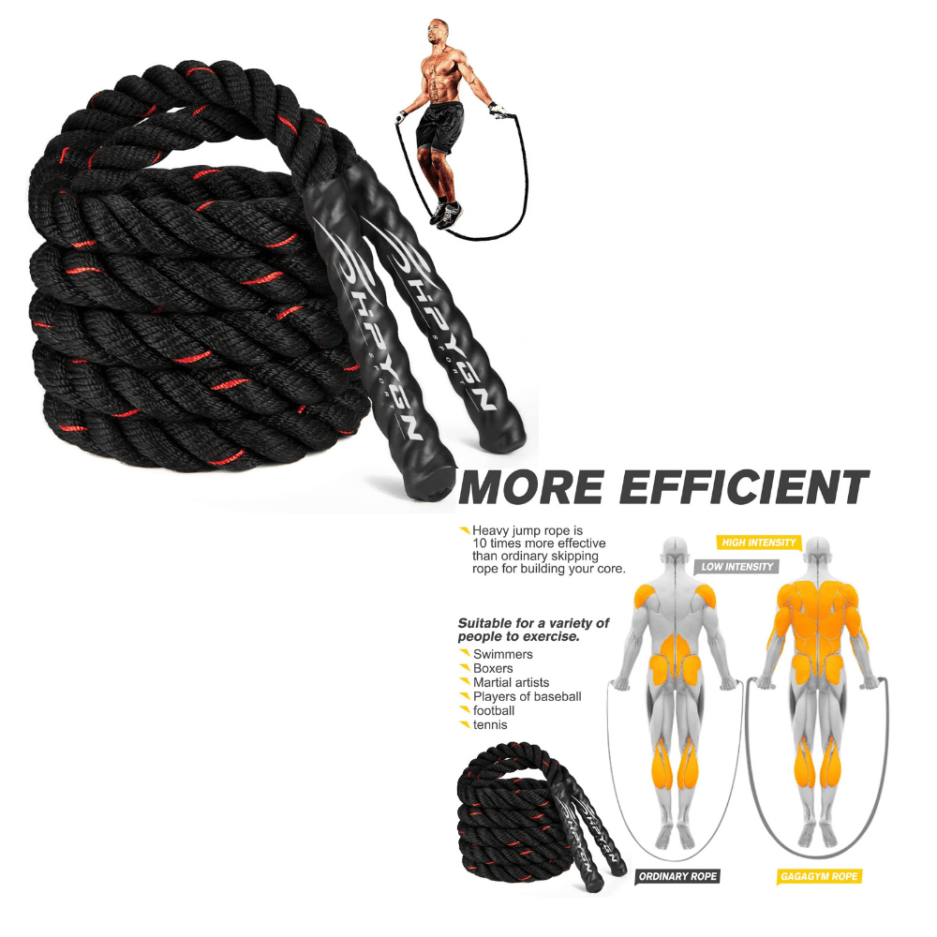 Weighted jump ropes