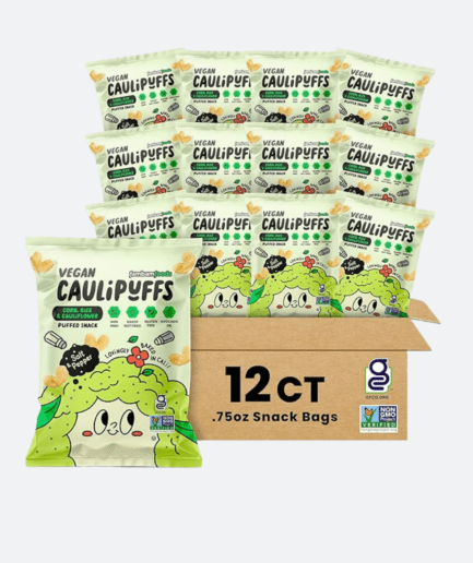 "Vegan Caulipuffs: Light, Crunchy & Gluten-Free Snacks"